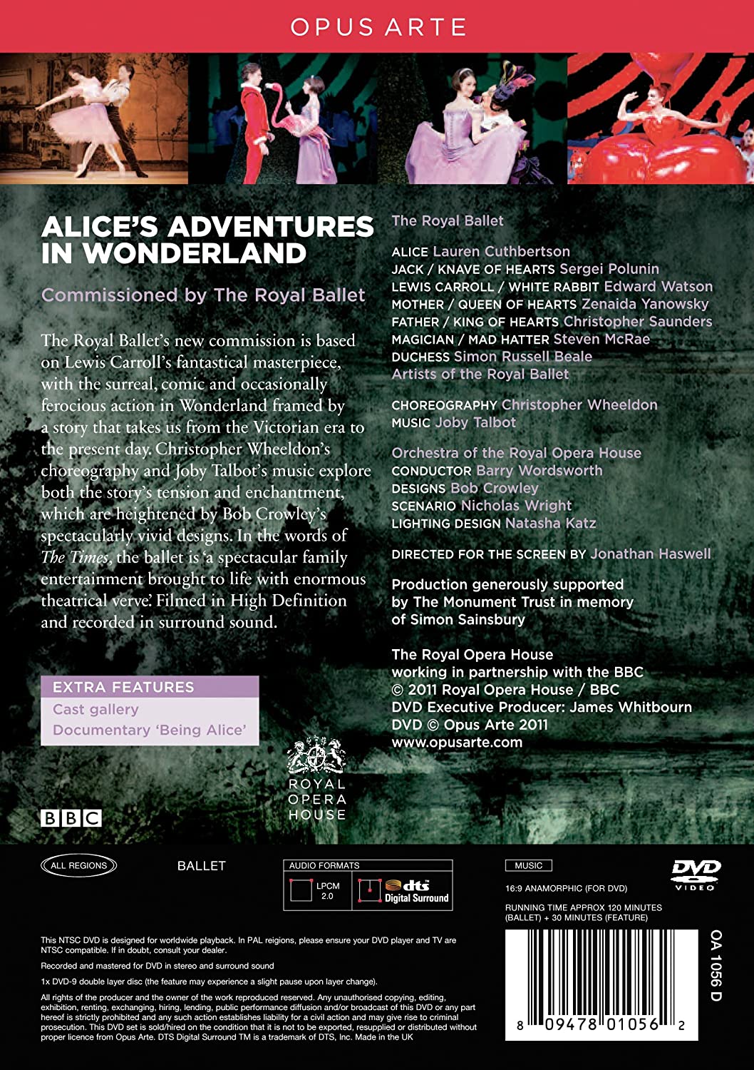 The Royal Ballet - Alice's Adventures In Wonderland [2010] [2011] [DVD]