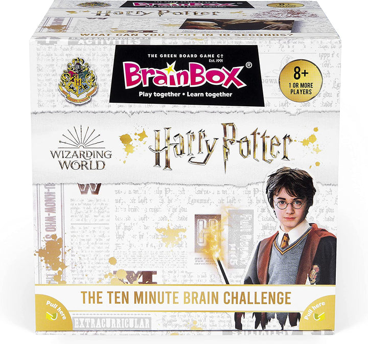 BrainBox | Harry Potter | Kartenspiel | Ab 8 Jahren | 1+ Spieler | 10 Minuten Spielzeit