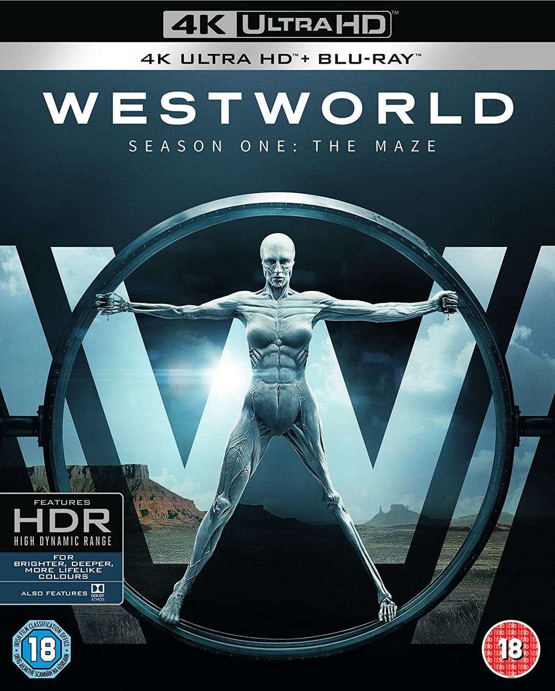 Westworld: Season 1 [4K Ultra HD] [2017] [Region Free] -  Sci-fi [Blu-ray]