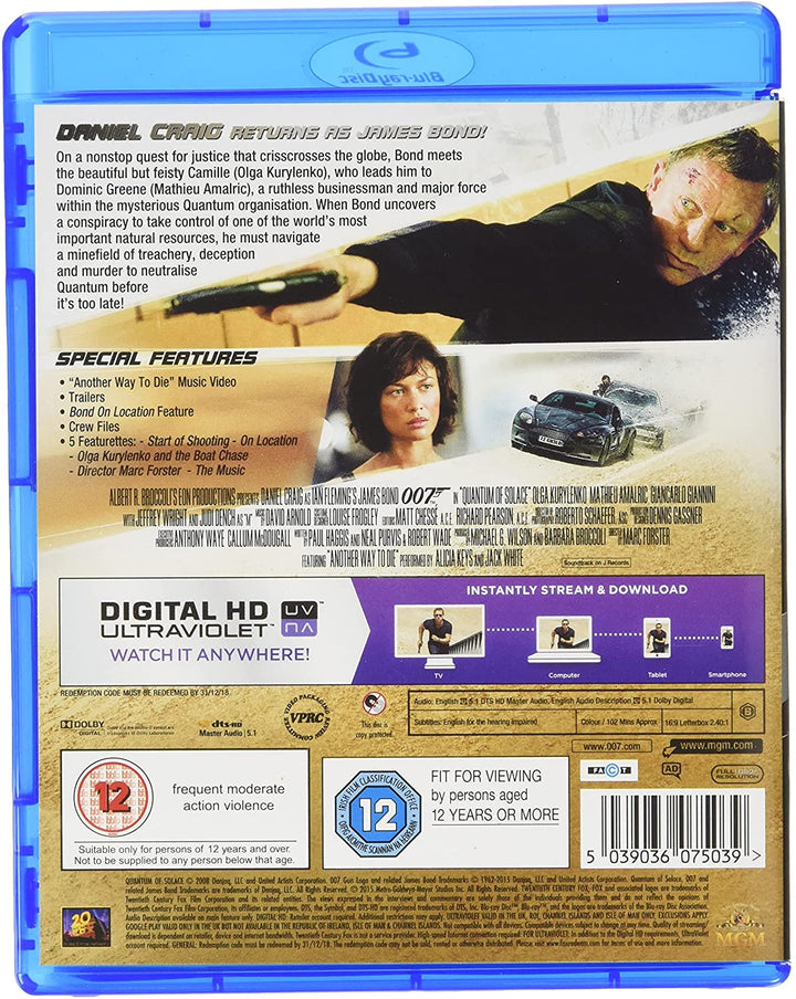 Ein Quantum Trost [Blu-ray] [2008]