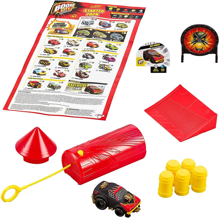 Boom City Racers Starter Pack Rip Race Explode Collactable Toy Car Game - Yachew