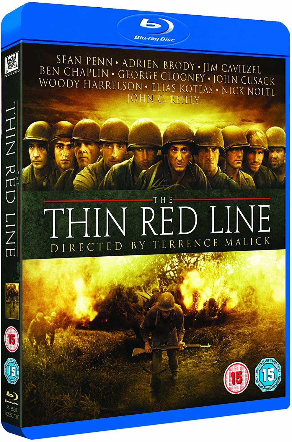 The Thin Red Line [1998] [Region Free] - War/Drama [Blu-ray]
