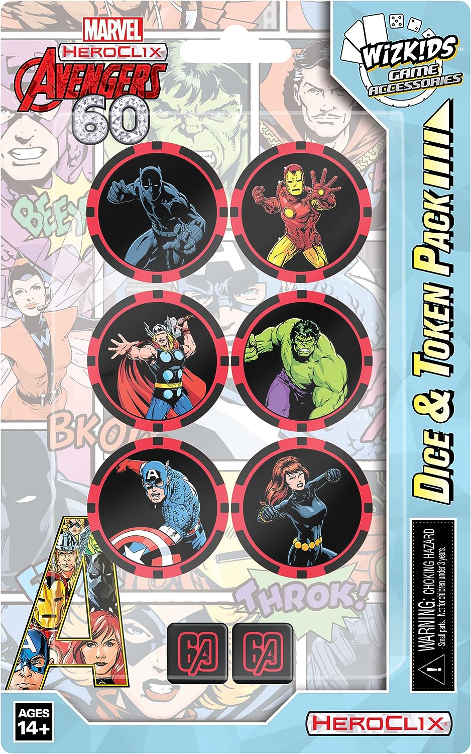 Marvel HeroClix: Avengers 60th Anniversary (Dice and Token Pack)