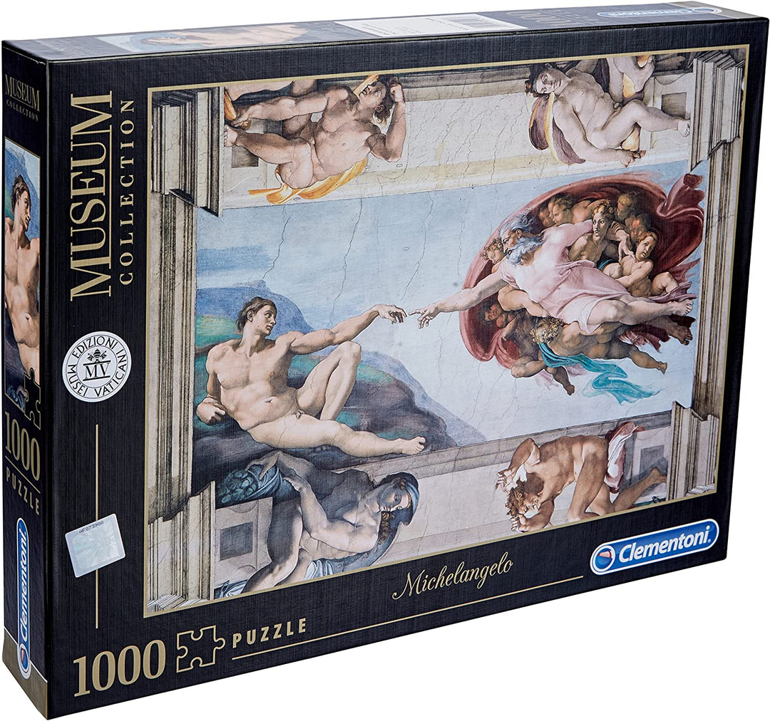 Clementoni - 39496 - Vatican Puzzle Michelangelo The Creation of Man-1000 Pieces