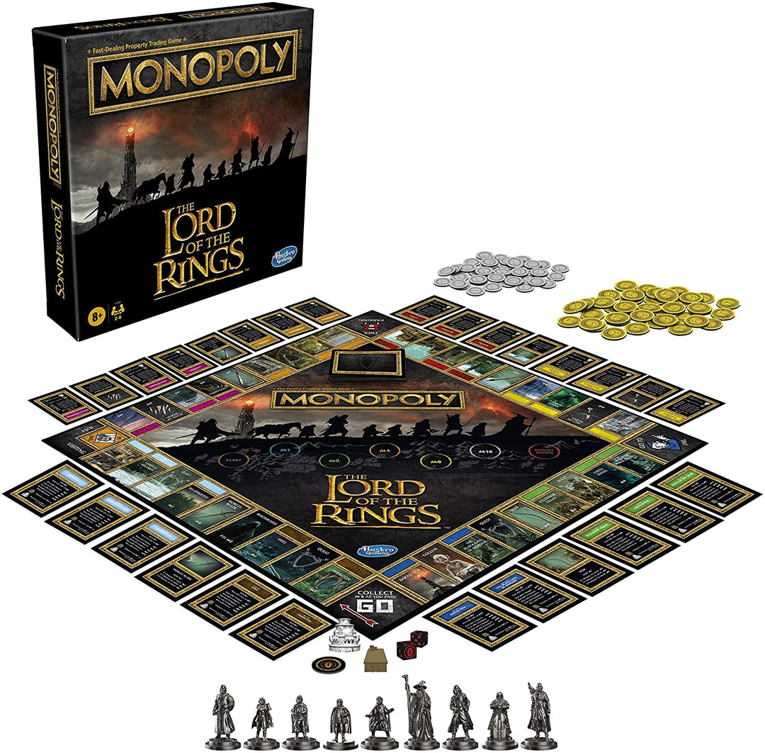 Monopoly The Lord of the Rings Edition Board Game Inspired by the Movie Trilogy