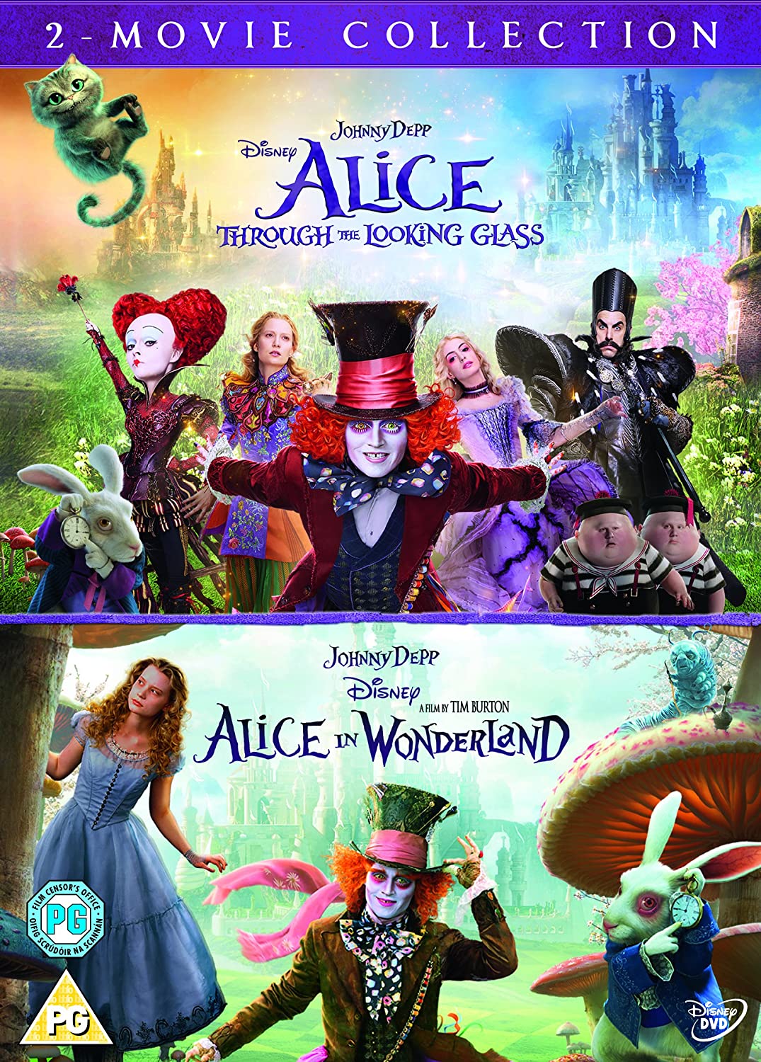 Alice in Wonderland 2 Movie Collection - Fantasy/Family [DVD]