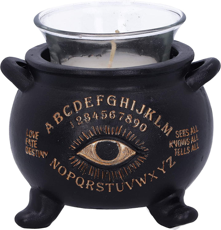 All Seeing Eye Witches Cauldron Tealight Candle Holder