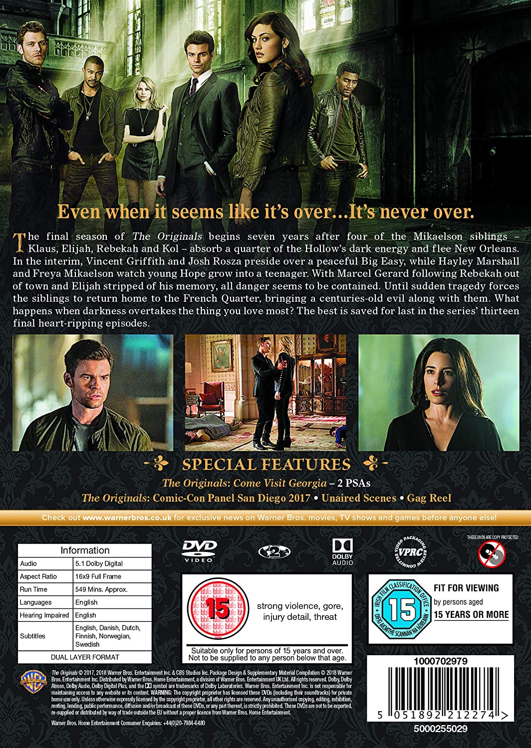The Originals: Season 5 - Drama [DVD]