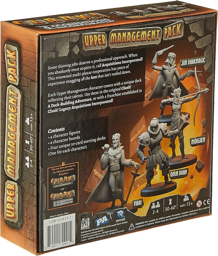 Renegade Game Studio RGS2001 Clank Legacy: Acquisitions-Upper Management Pack