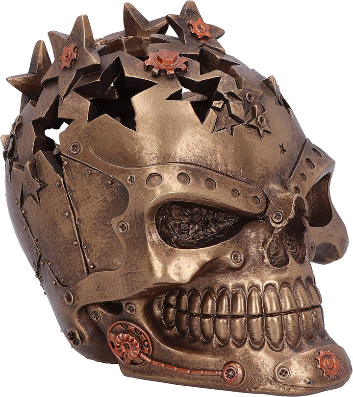 Nemesis Now Orion 13.8cm Bronze Steampunk Star Skull Ornament