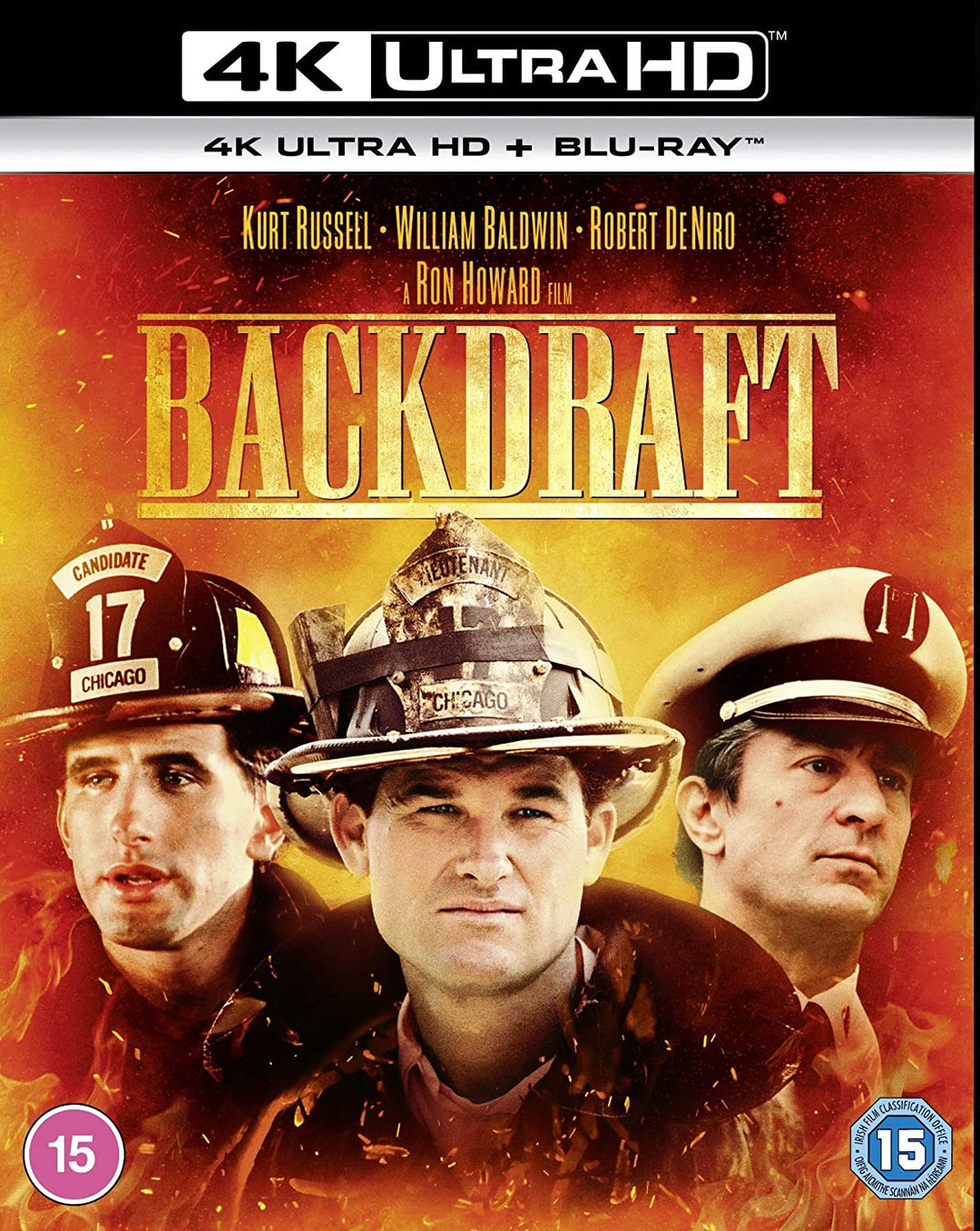 Backdraft (Enthält [4K Ultra HD] [1991] [Region Free] – Thriller/Action [Blu-ray]