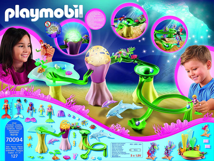 Playmobil 70094 Magic Mermaids Coral Marble Run with Illuminated Dome