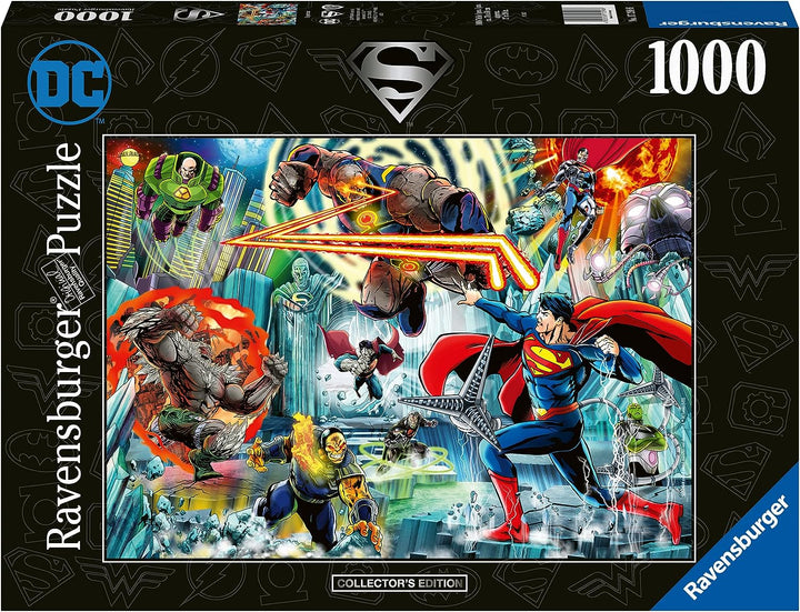 Ravensburger DC Collector's Edition Superman 1000 Piece Jigsaw Puzzles for Adults and Kids