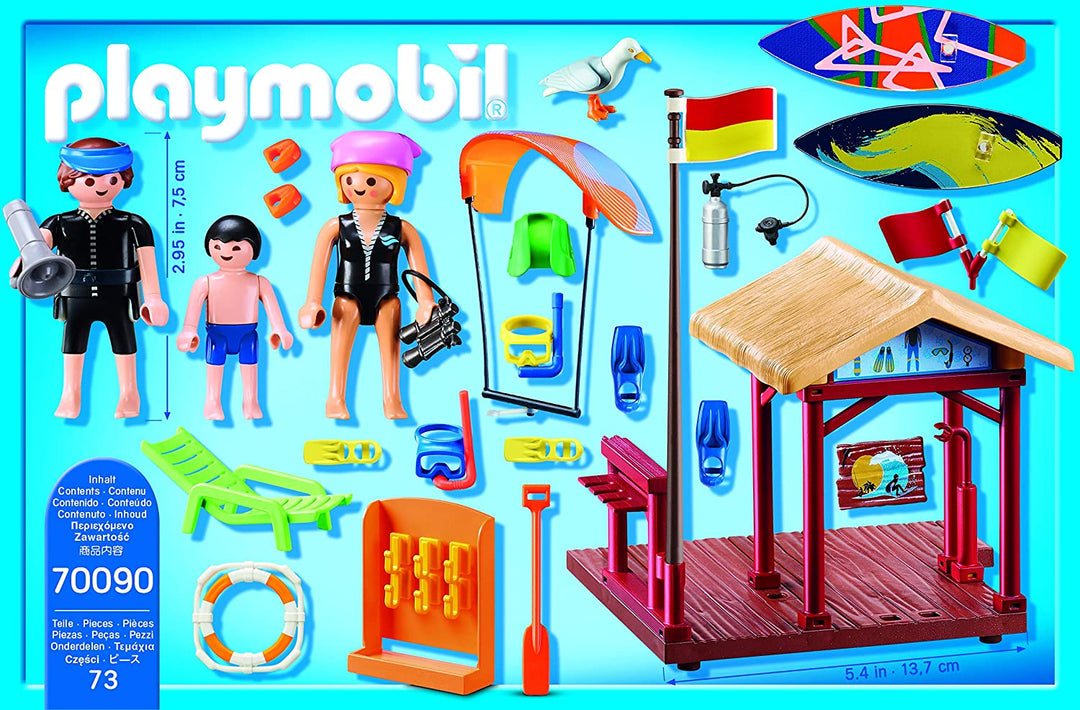 Playmobil 70090 Family Fun Campsite Water Sports Hut
