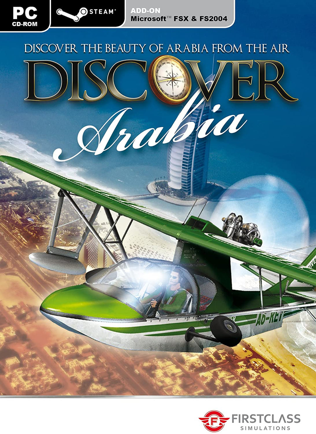Discover Arabia FSX and Steam ( PC CD)