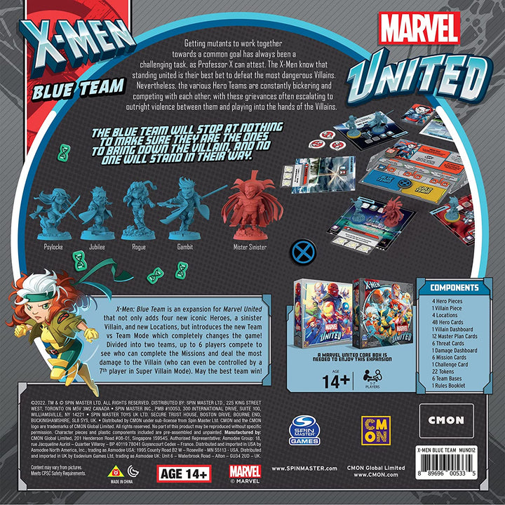 Marvel United X-Men Blue Team-Erweiterung 