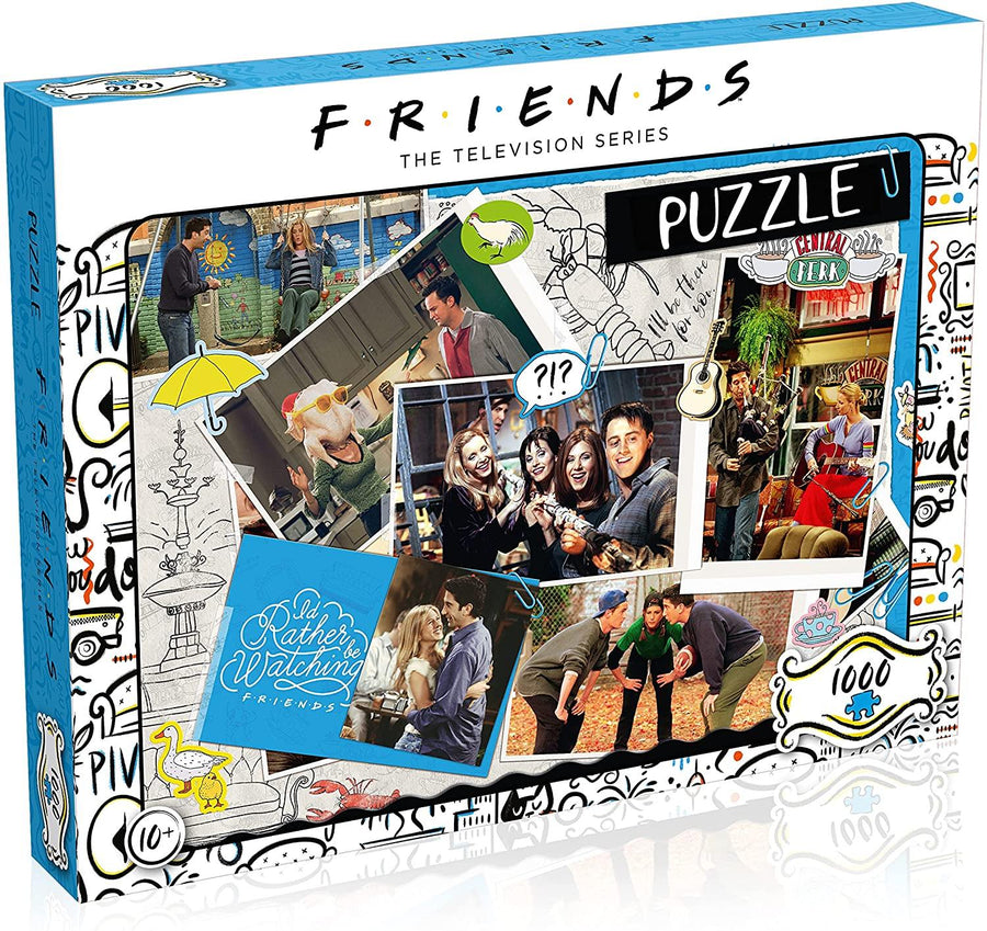 Winning Moves Friends Scrapbook 1000 Peice Jigsaw Puzzle Game - Yachew