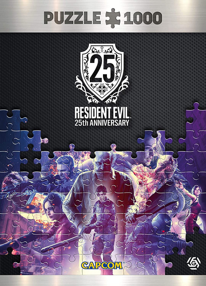Resident Evil: 25th Anniversary | 1000 Piece Jigsaw Puzzle | includes Poster and