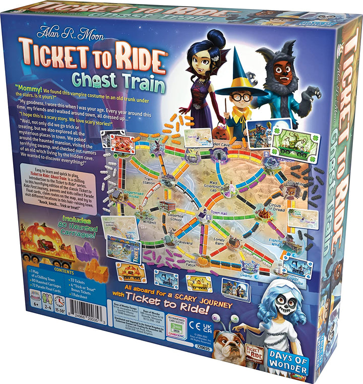 Days of Wonder Ticket to Ride - Ghost Train (First Journey) Board Game Ages 6+