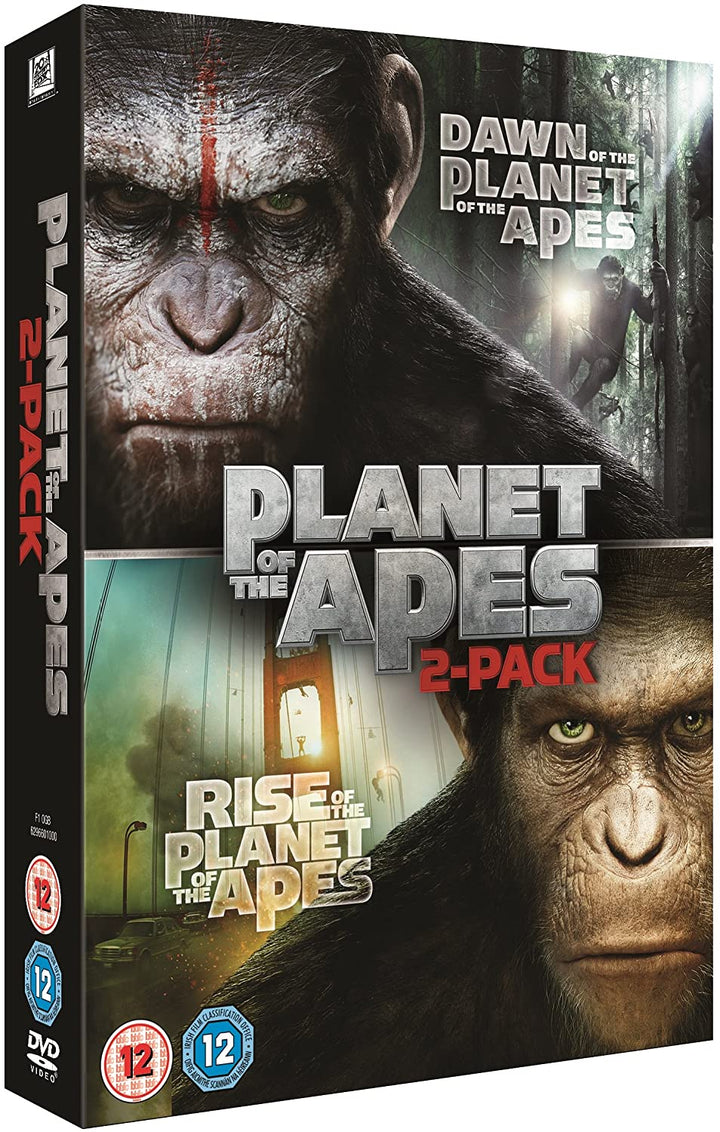 Dawn of the Planet of the Apes/Rise of the Planet of the Apes [Double Pack] - Sci-fi/Action [DVD]