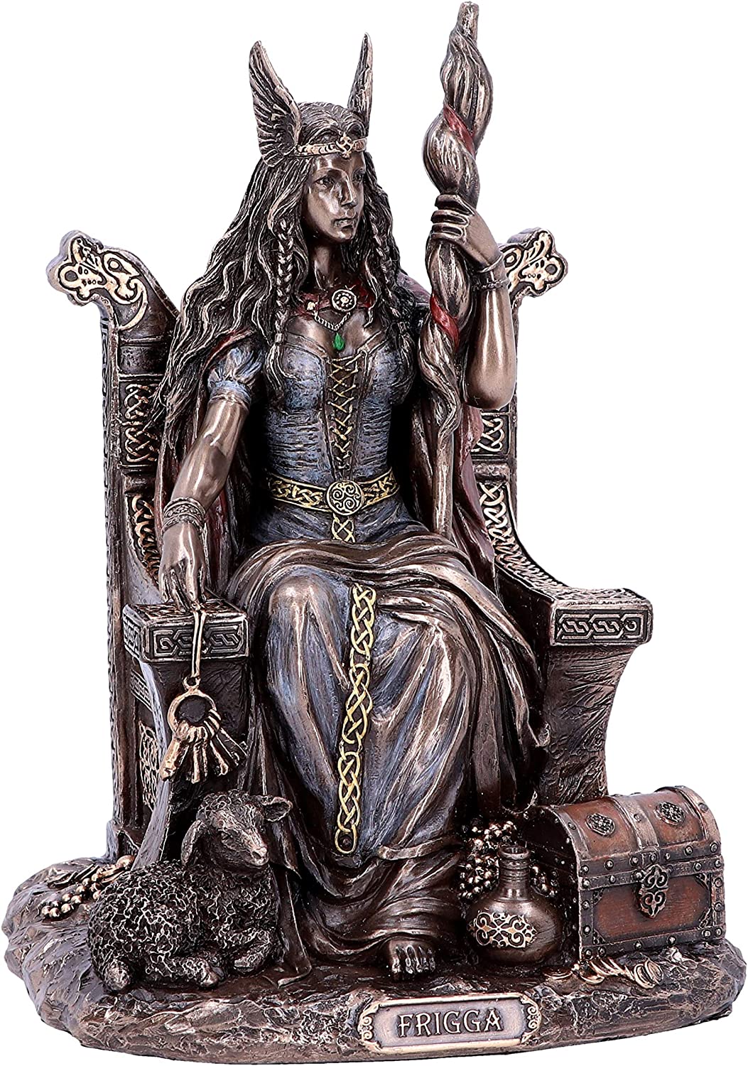 Nemesis Now Frigga Goddess of Wisdom 19cm, Resin, Bronze