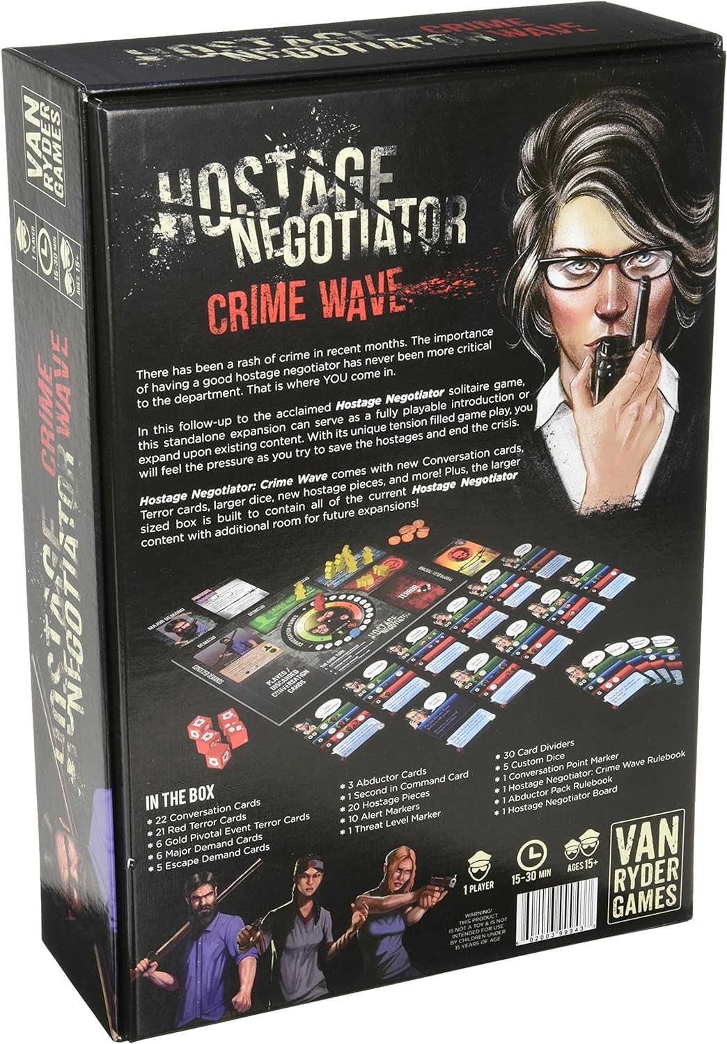 Van Ryder Games Hostage Negotiator Crime Wave Board Games