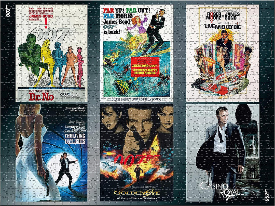 James Bond Movie poster 1000 Piece Jigsaw Puzzle