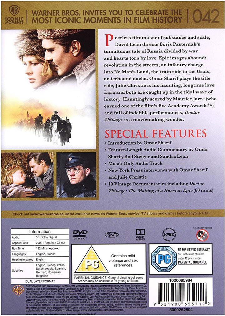 Doctor Zhivago - Romance/War [DVD]