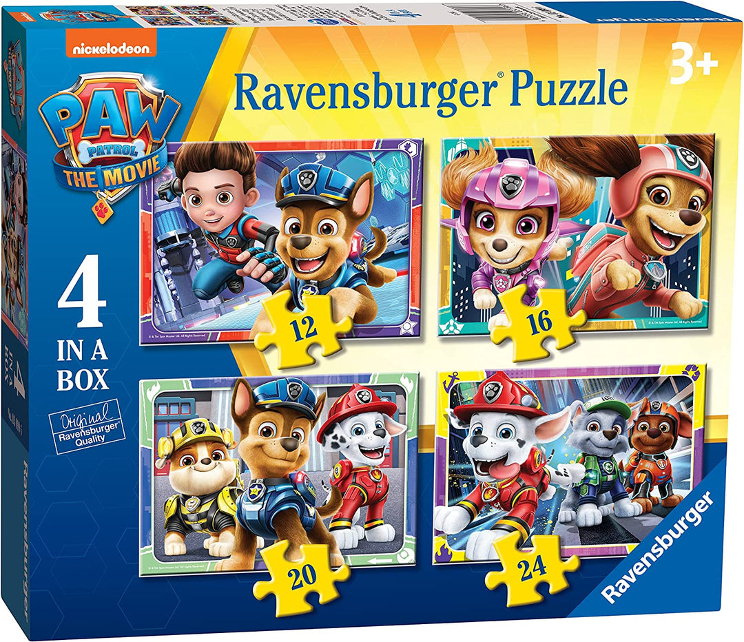 Ravensburger 03099 Paw Patrol The Movie 4 in a Box