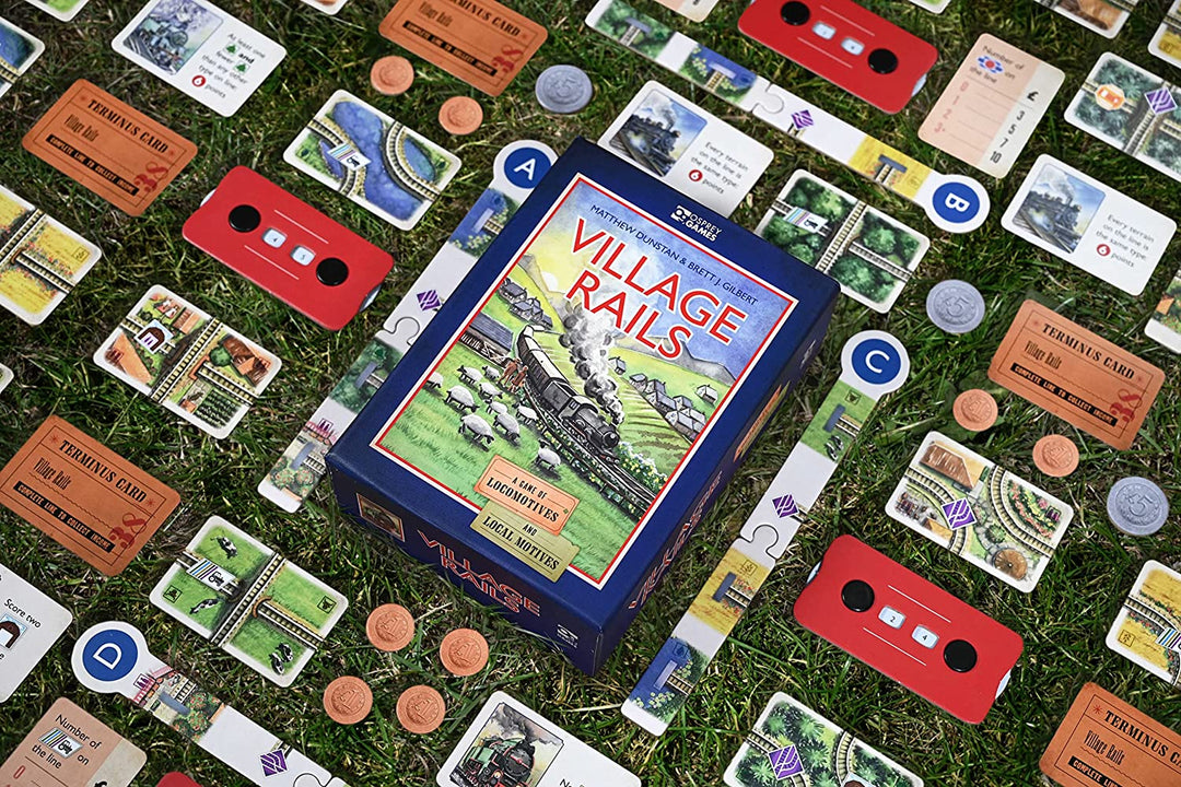 Osprey Games Village Rails: A Game of Locomotives and Local Motives