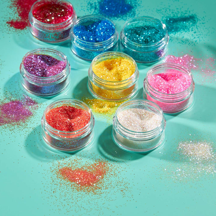 Iridescent Glitter Shakers by Moon Glitter - Pink - Cosmetic Festival Makeup Glitter for Face, Body, Nails, Hair, Lips - 5g