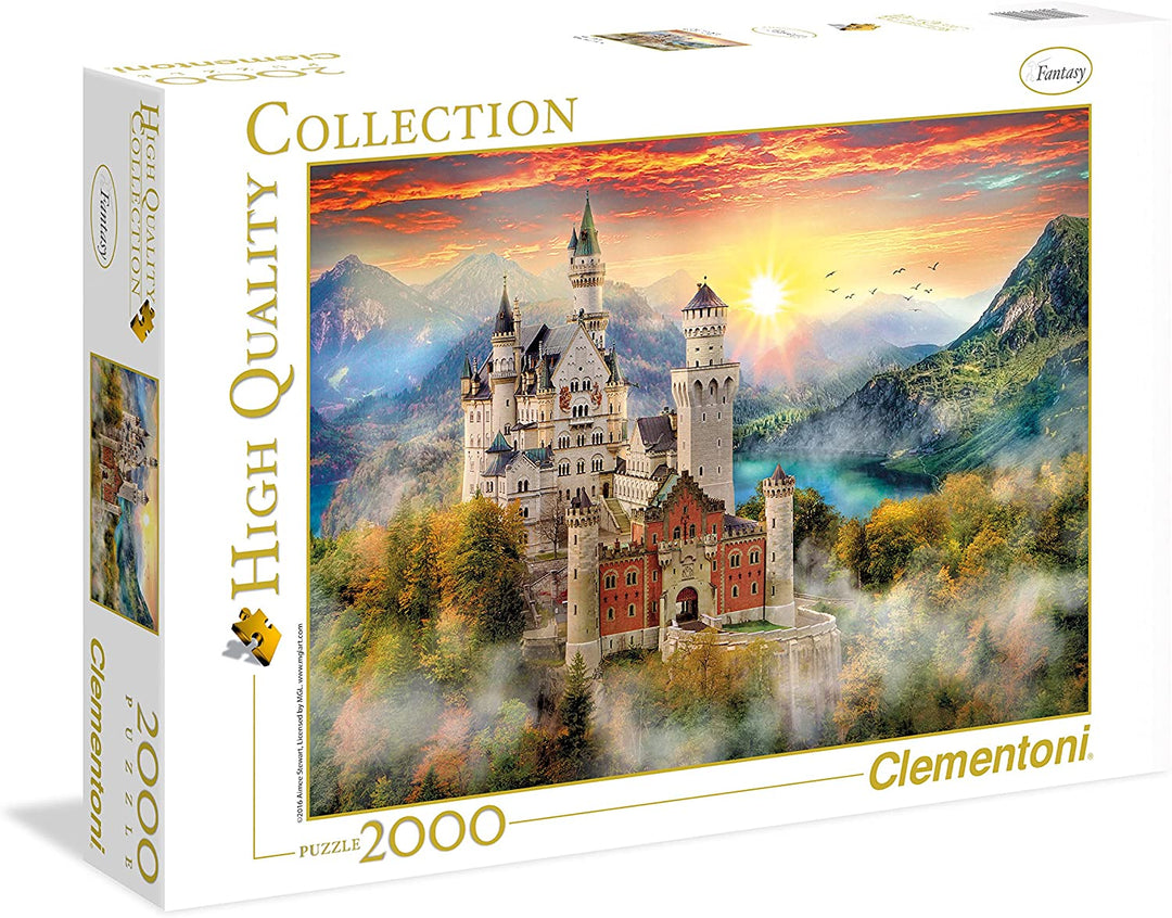 Clementoni 32559.7 Clementoni - 32559 - Collection-Neuschwanstein-2000 Pieces