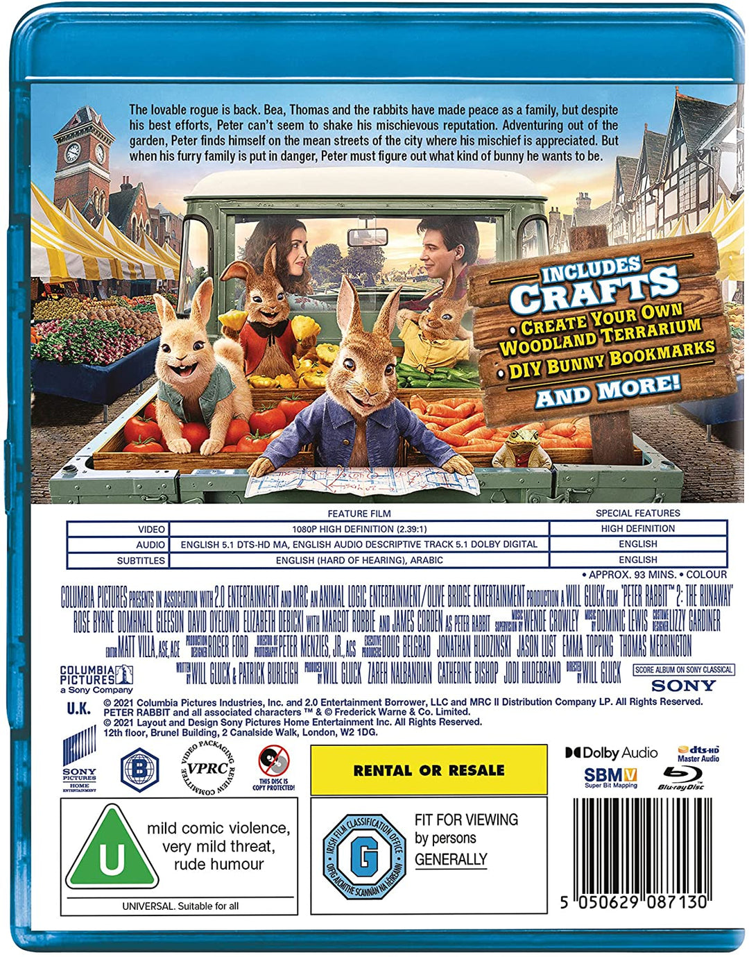 Peter Rabbit 2 - Family/Comedy [Blu-ray]