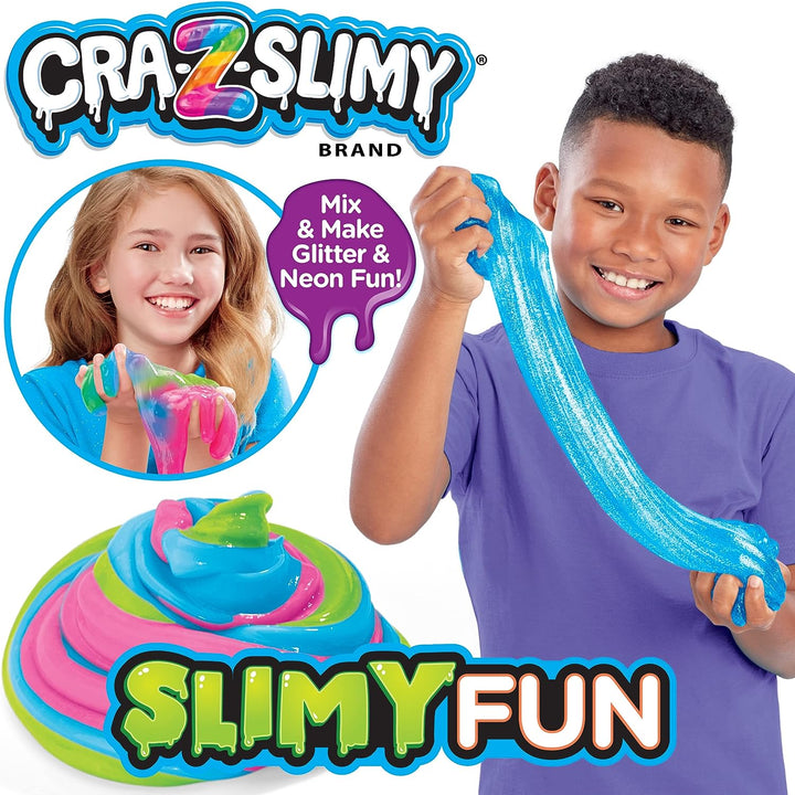 Crazy Slimy Slime Slime Fun Kit - make your own slime, glitter slime, neon slime