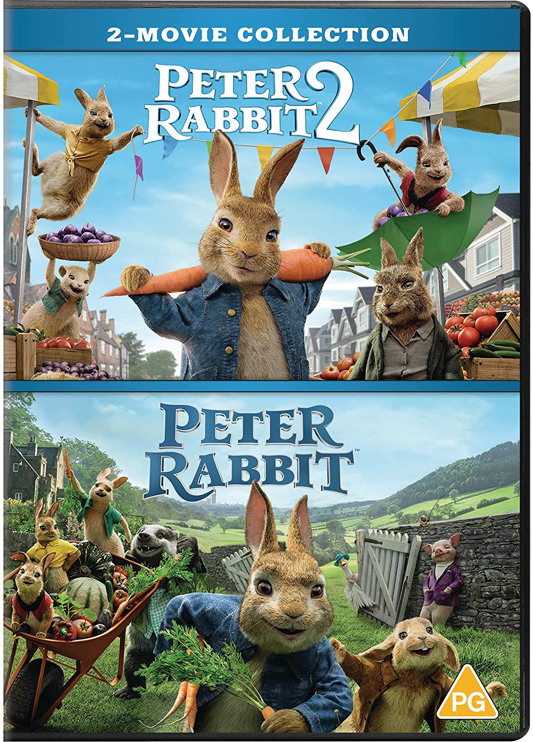 Peter Rabbit 1 and 2 (2 Disc DVD) - Family/Comedy [DVD]