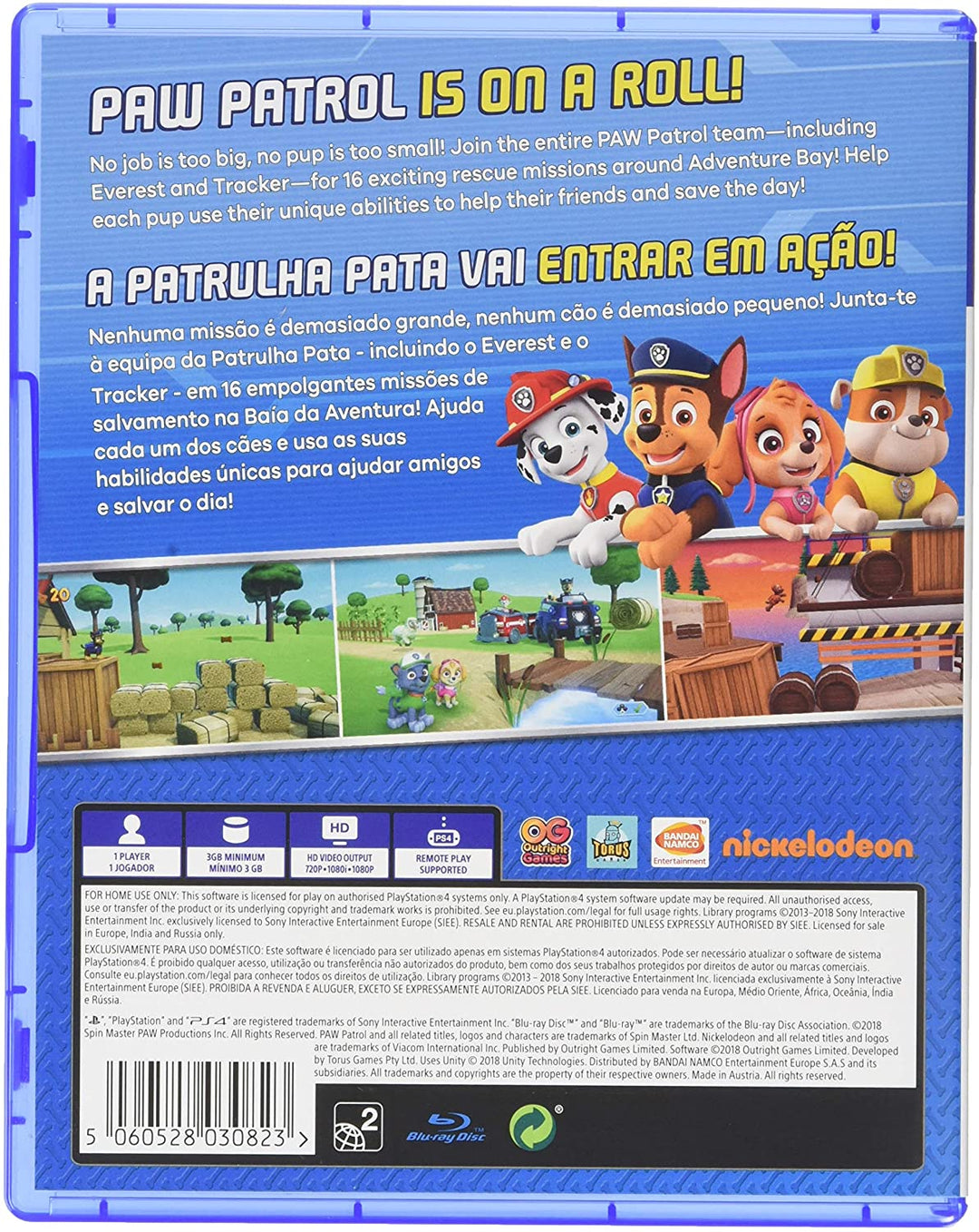 Paw Patrol: On a roll! (PS4)