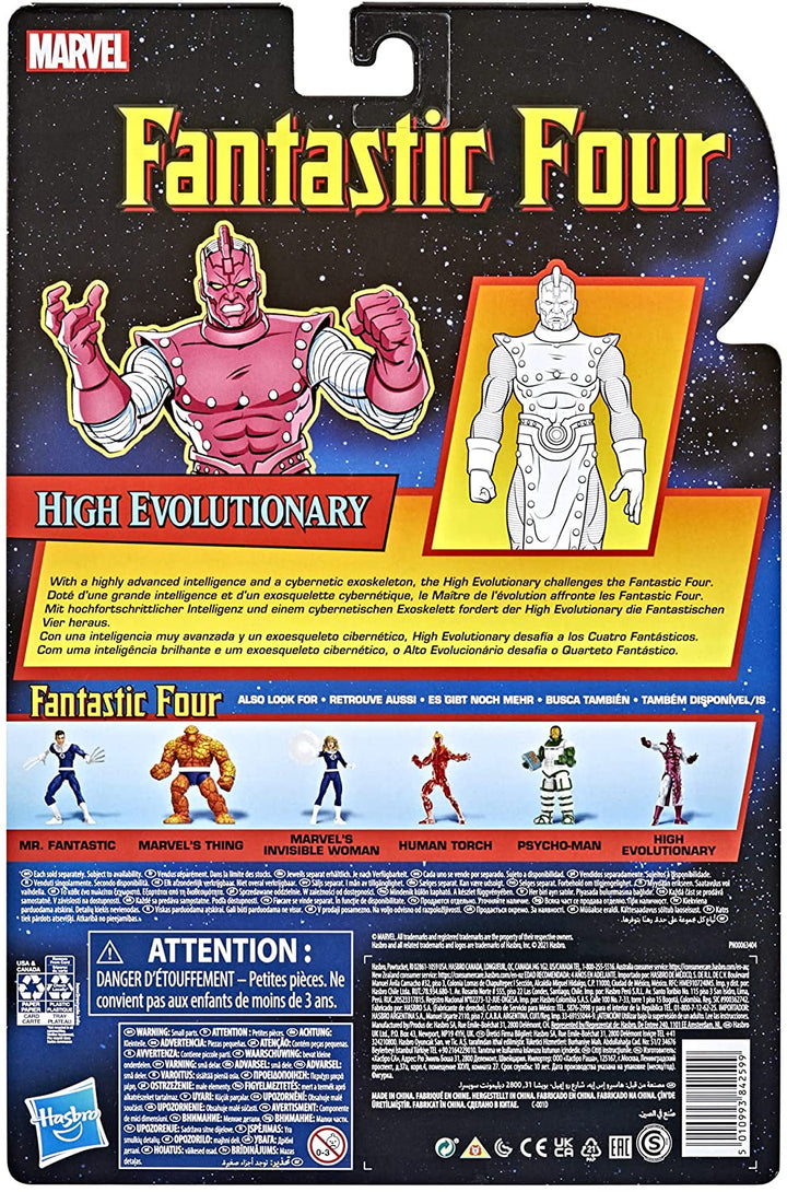 Hasbro Marvel Legends Series Retro Fantastic Four High Evolutionary 6-inch Actio