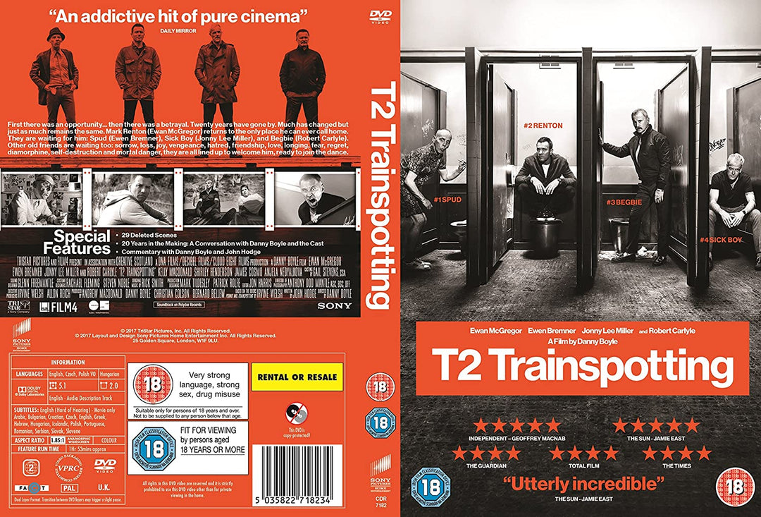 T2 Trainspotting - Comedy/Drama [DVD]