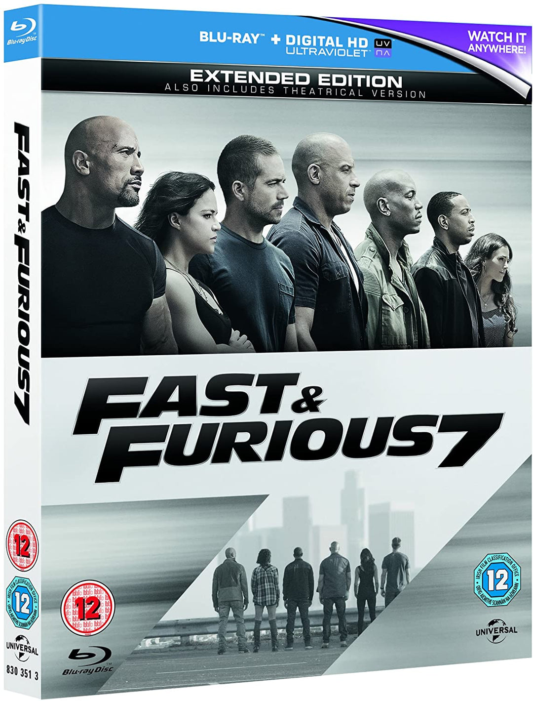Fast & Furious 7 [Blu-ray] [2017] [Region Free]