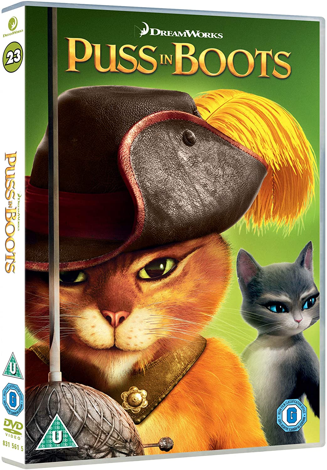Puss In Boots (2018 Artwork Refresh) - Family/Adventure [DVD]