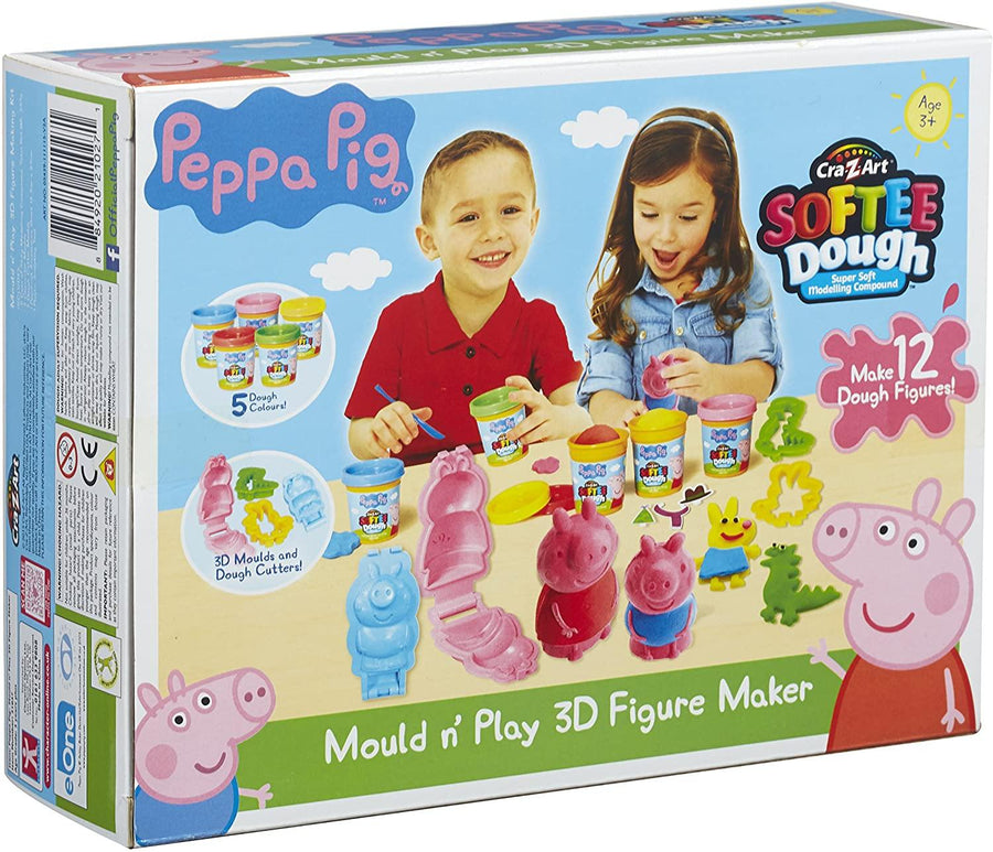 Peppa Pig 21027 Dough Mould and Play 3D Figure Maker (Multi-Colour) - Yachew
