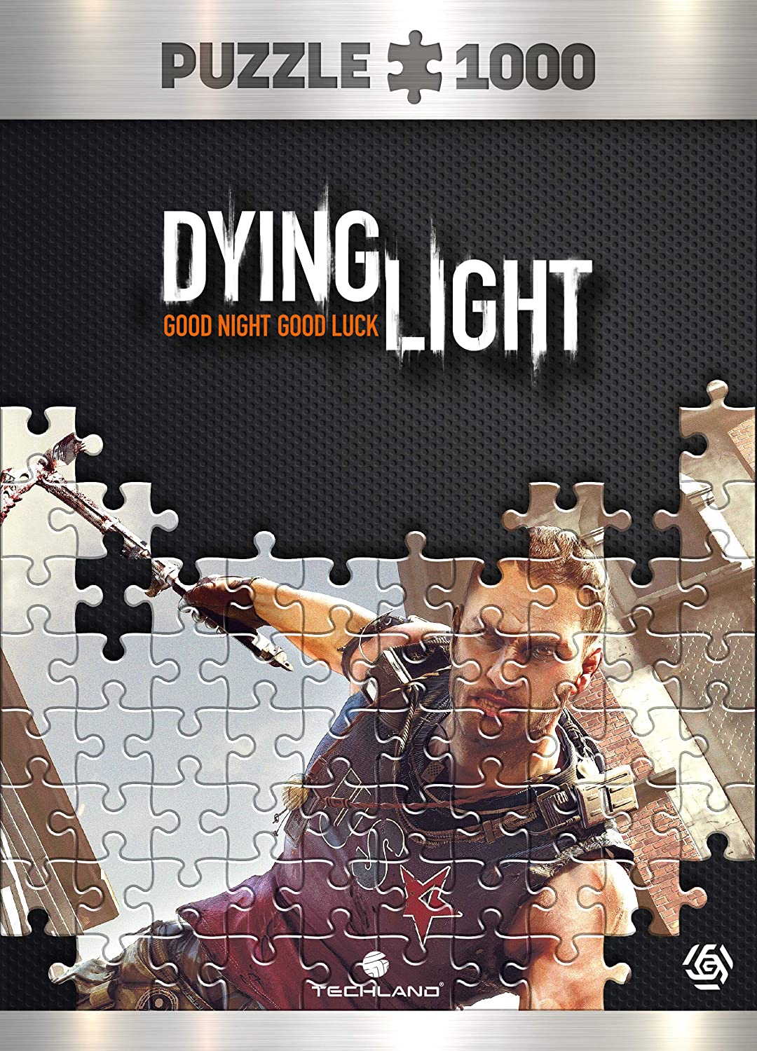 Good Loot Dying Light Kyle Crane - 1000 Pieces Jigsaw Puzzle 68cm x 48cm | includes Poster and Bag | Game Artwork for Adults and Teenagers
