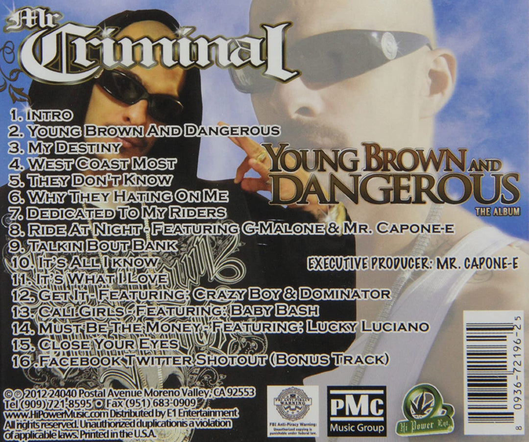 YOUNG BROWN & DANGEROUS [Audio CD]