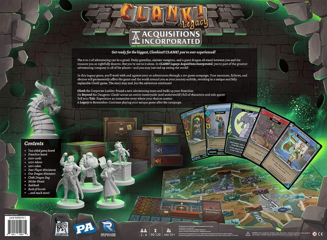 Renegade Game Studio RGS02044 Clank: Legacy: Acquisitions, Mixed Colours