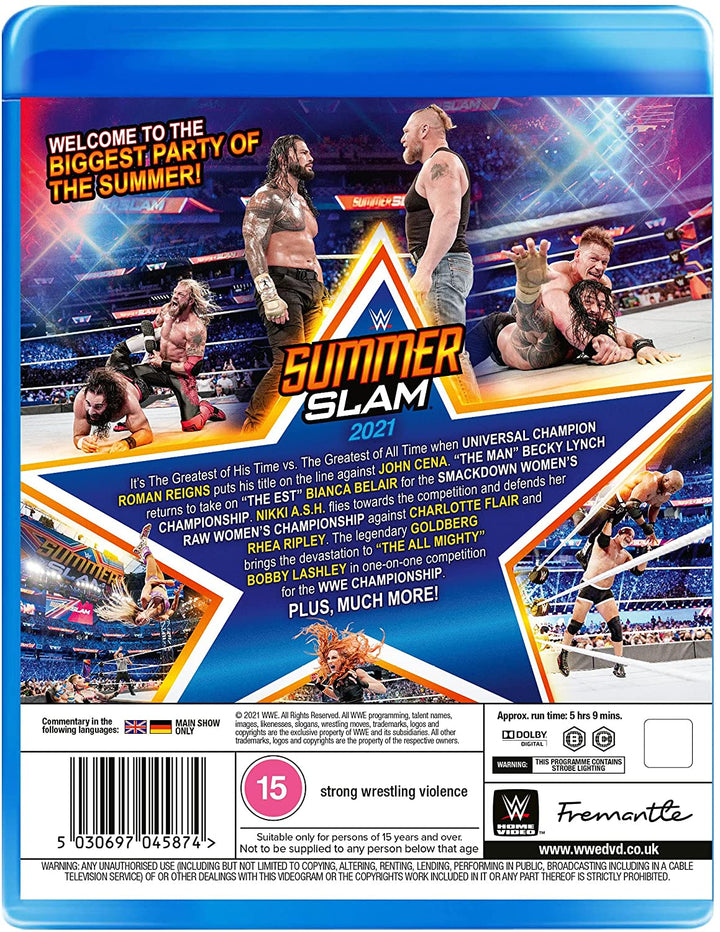 WWE: SummerSlam 2021 [Blu-ray]