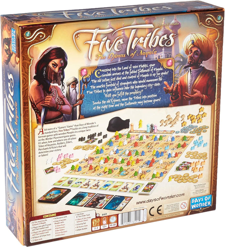 Days of Wonder Five Tribes the Djinns of Naqala Board Game