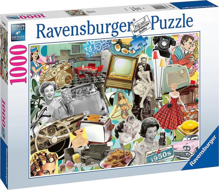 Ravensburger The 50s 1000 Piece Jigsaw Puzzle for Adults and Kids 12 Years Up