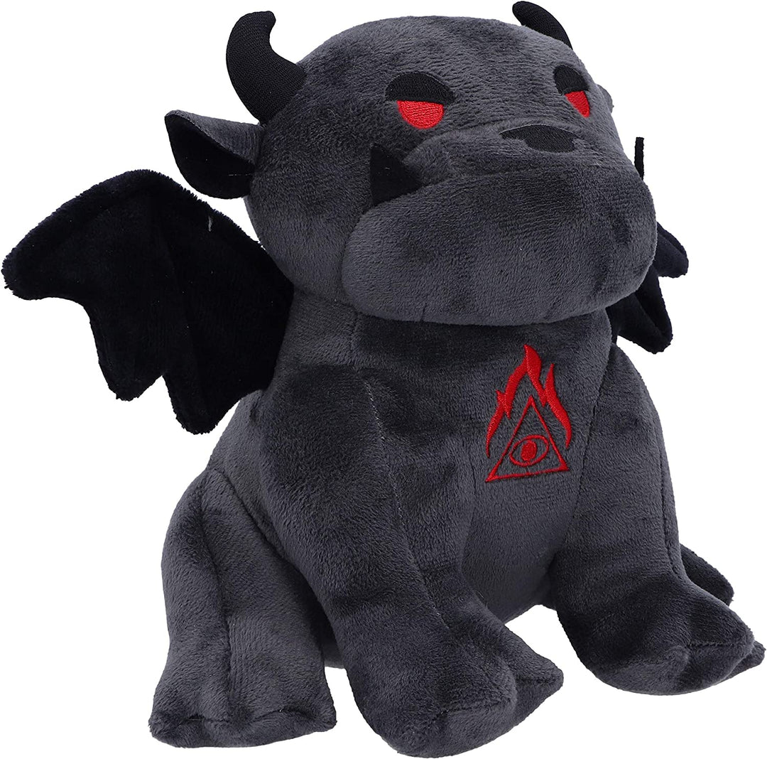 Nemesis Now Fluffy Fiends Gargoyle Cuddly Plush Toy 20cm, Black