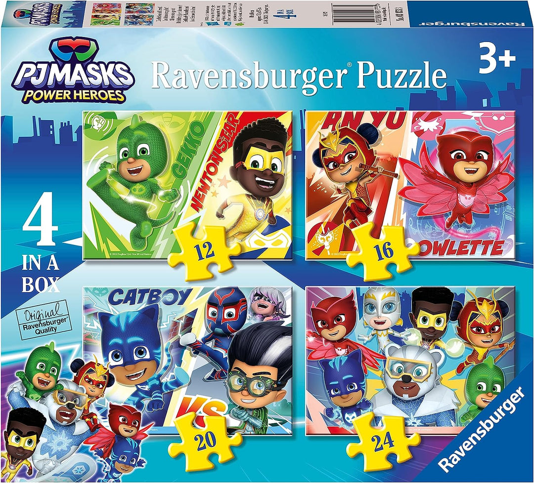 Ravensburger 3173 PJ Masks Jigsaw Puzzles for Kids Age 3 Years Up-4 in a Box