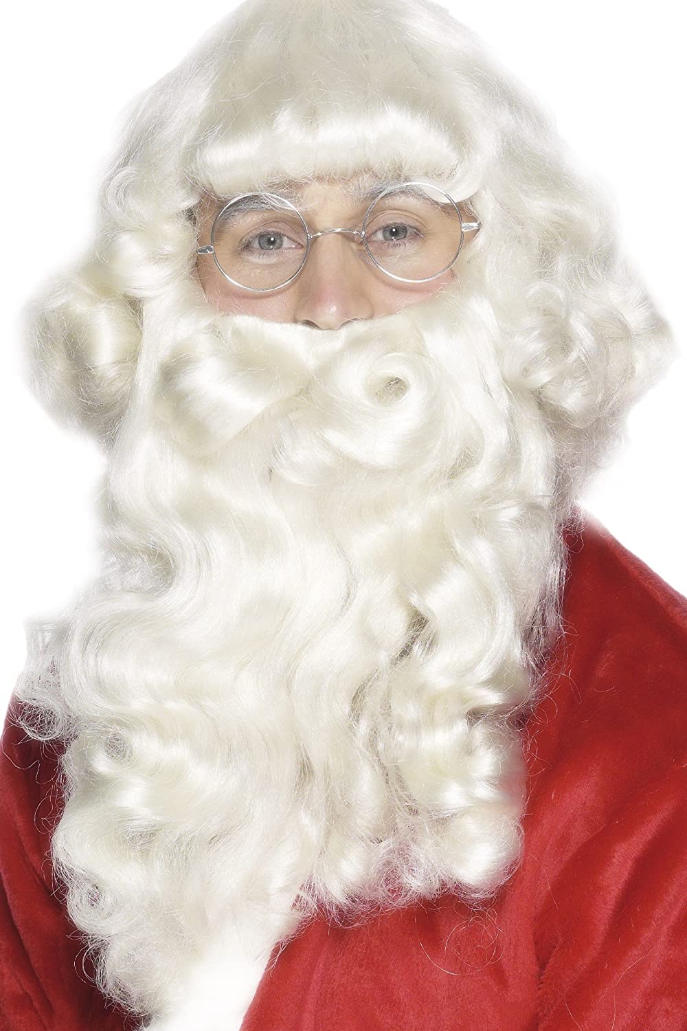 Smiffys Santa Wig, Beard Set and Eye brow